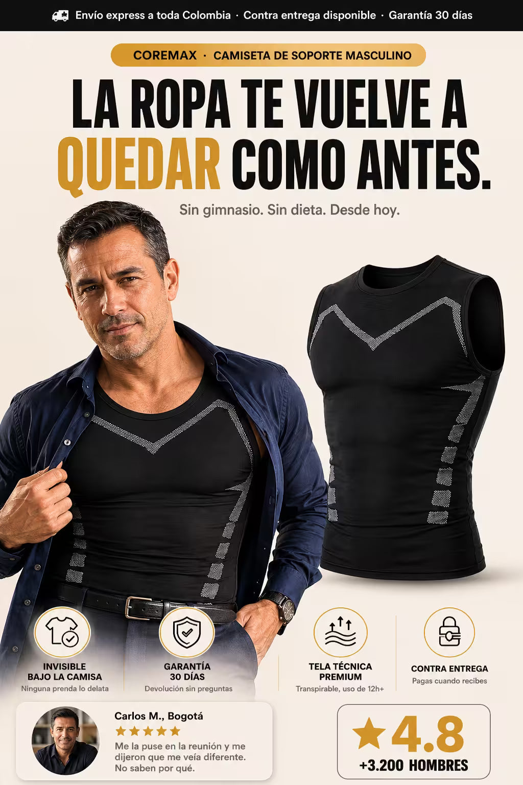 Camisilla COREMAX