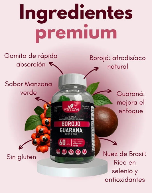 ALPHAMEN™ | Energía, Enfoque y Deseo en una sola Gomita