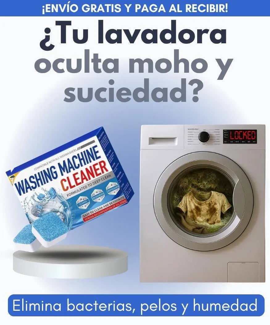 Pastilla limpieza lavadora x 12und